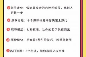 视频号运营实战课，带你深度入手微信视频号1.0，从0粉丝开始快速涨粉变现