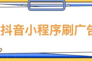 【低保项目】抖音小程序刷广告变现玩法，需要自己动手去刷，多劳多得【详细教程】