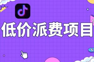 抖音低价派单项目，0门槛，日入1000+很轻松，小白可操作【揭秘】